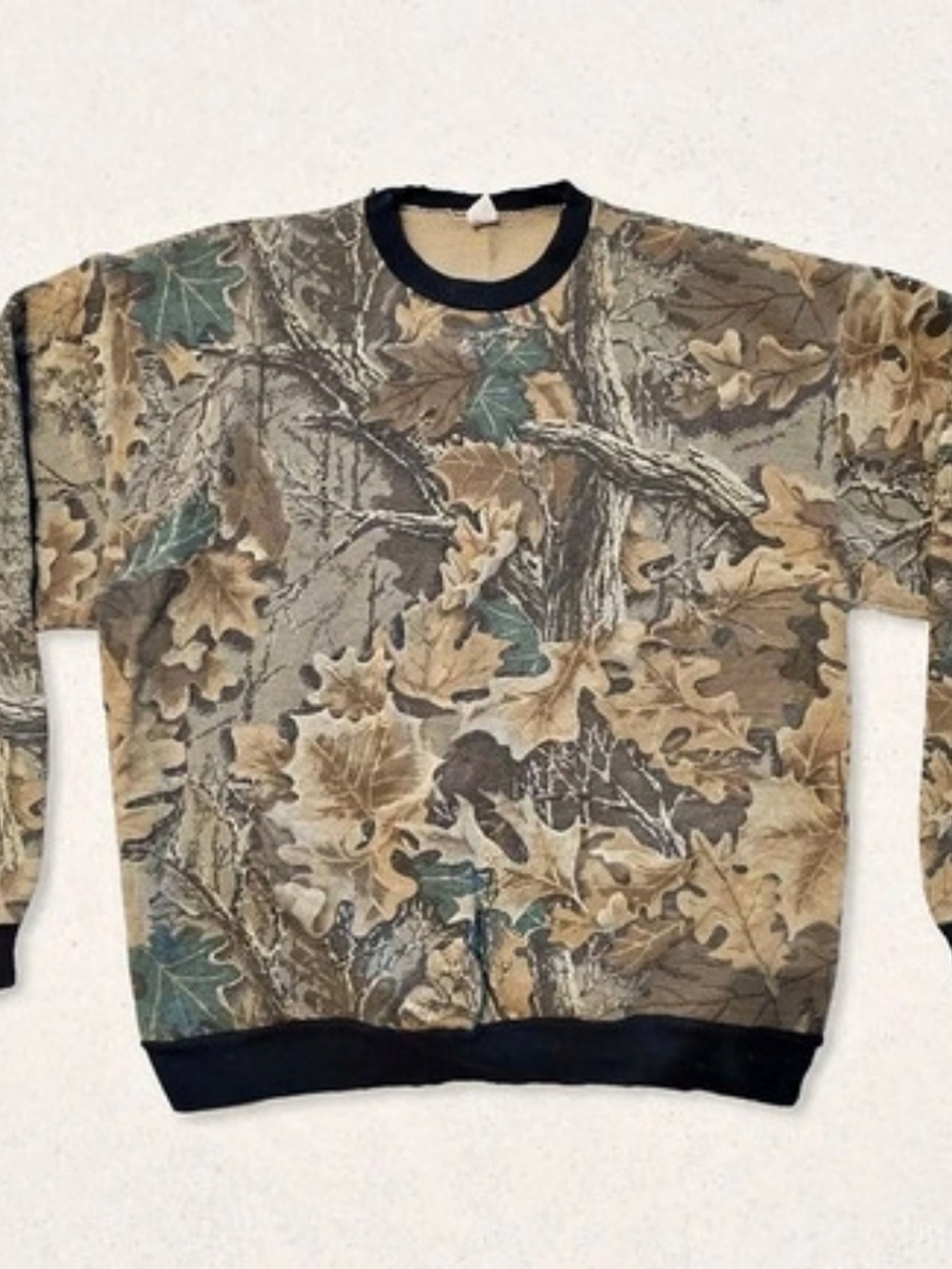 Vintage Camo Crewneck Sweatshirt